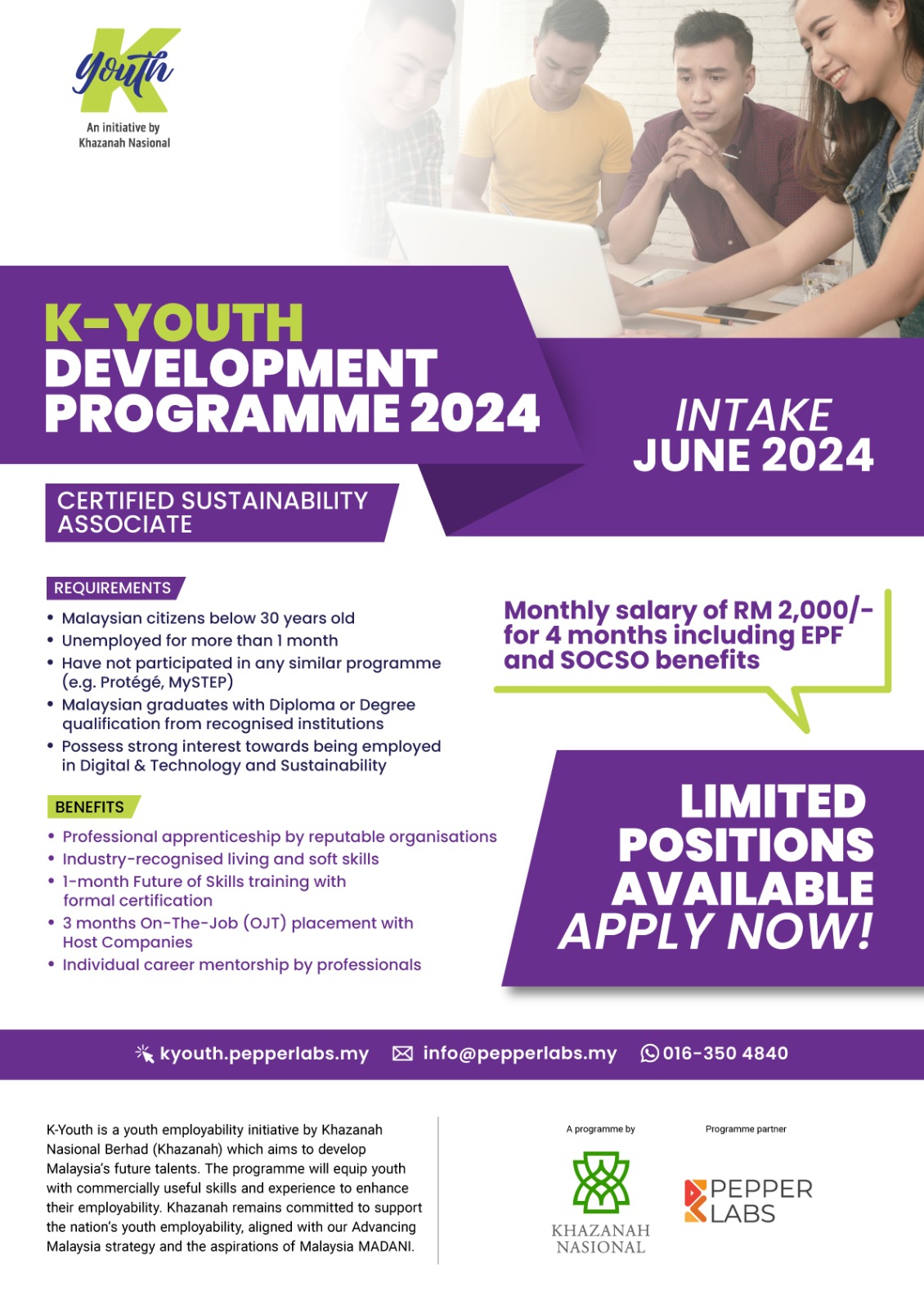 K-YOUTH DEVELOPMENT PROGRAMME 2024